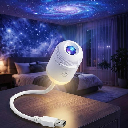 Este dispositivo es un Proyector de Galaxia y Luz Nocturna 2 en 1