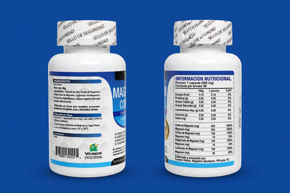 Magnesio Complex 600 mg | Máxima Absorción y Bienestar Diario